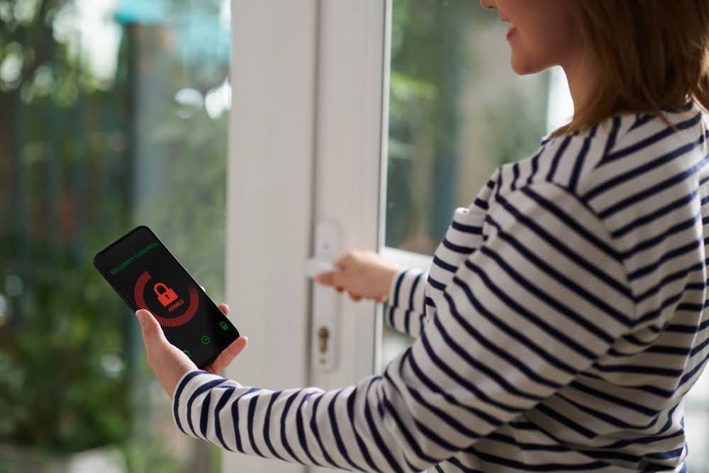 Smart windows and doors technology.